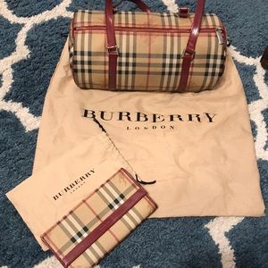 Burberry Barrel Bag and Wallet